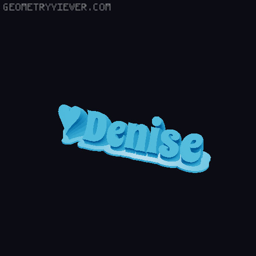 Valentine sculpture 3D model thumbnail