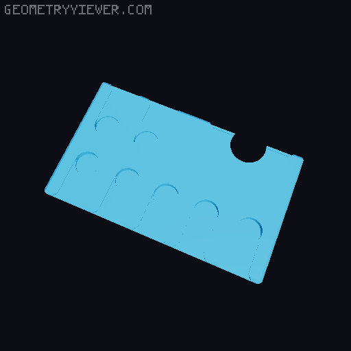 SD/MicroSD card case better MicroSD fit 3D model thumbnail