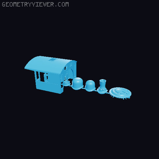 Savannah & Atlanta 750 Parts - HO scale 3D model thumbnail