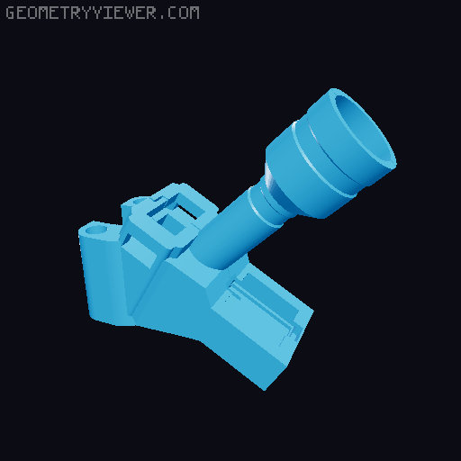 SpeedyBee Mario 5 Avatar GPS XT60 Mount 3D model thumbnail