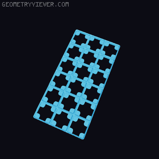 Gridfinity Embedded Magnet Base Plates 3D model thumbnail