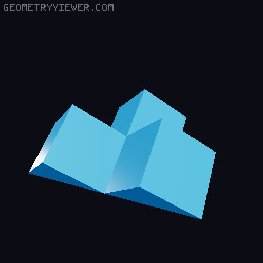 The Cubic Cluster: New Block for Endless Design Blocks 3D model thumbnail