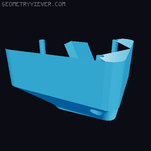 Heat gun holster  3D model thumbnail