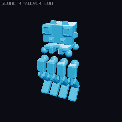 Articulated Marathon Recon Spider Drone 3D model thumbnail