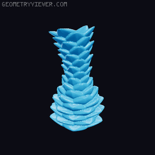 100 Fantasy Plants for Tabletop Base & Terrain Design (Alien Vegetation 61) 3D model thumbnail