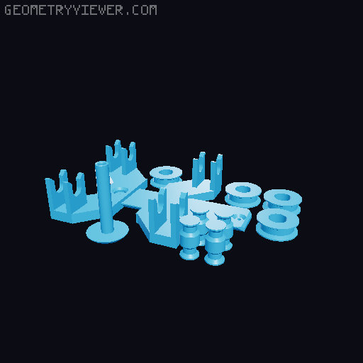 IKEA LACK Enclosure Remixes 3D model thumbnail