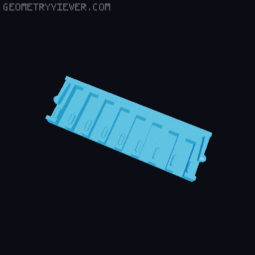 Star Wars Cover & Comb - Prusa Mouth Organ 3D model thumbnail