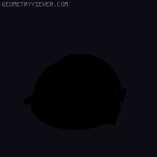 FnaF Chica Cosplay Head 3D model thumbnail