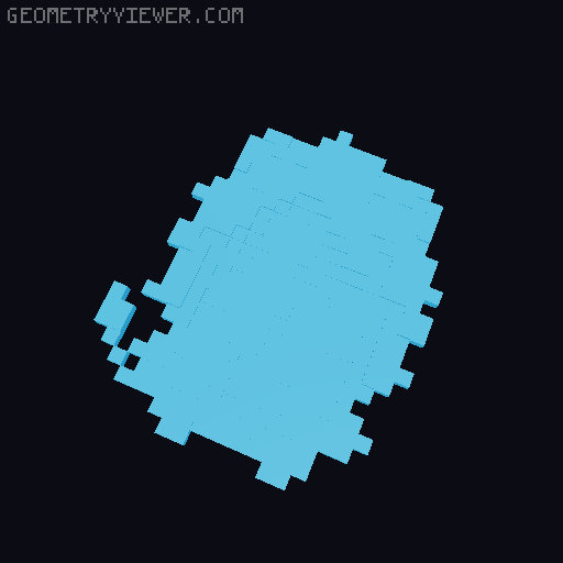 pixel savanaclaw 3D model thumbnail