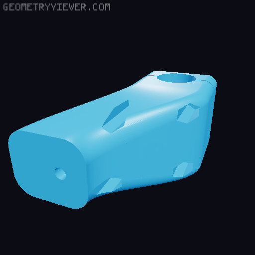 Auxiliary Fuel Tank Voge 900dcx 3D model thumbnail