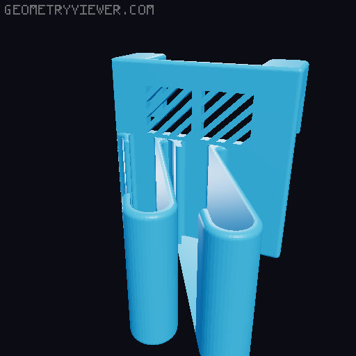 Phone Holder For Game Court 3D model thumbnail