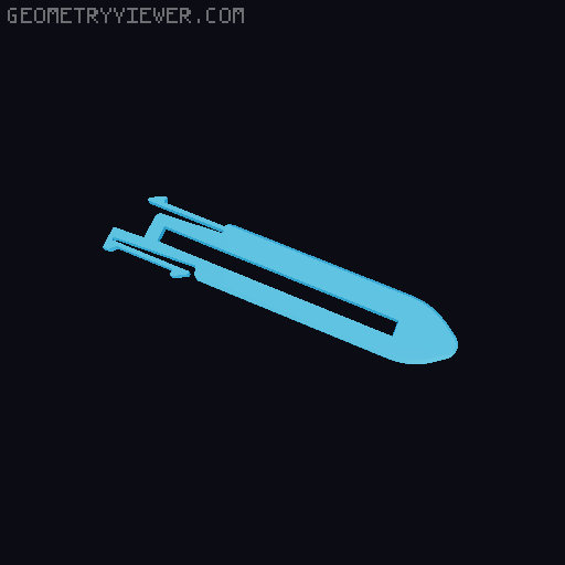 OTF Fidget Knife/Hairbrush 3D model thumbnail