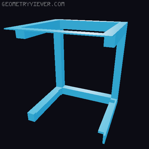 tea bag holder 3D model thumbnail