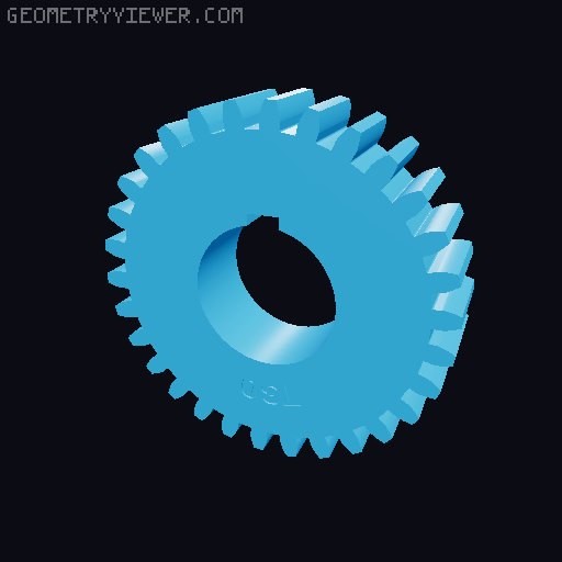Myford Change Wheels 3D model thumbnail