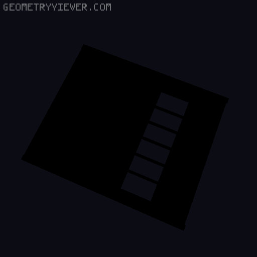 N Scale - Generic Industial Building 1 (modular) 3D model thumbnail