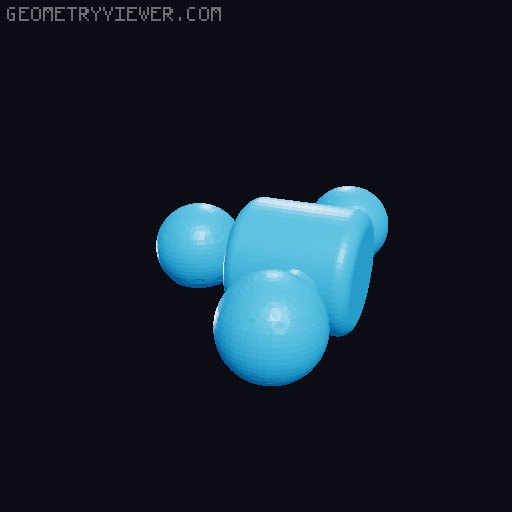 Stickman Figure 3D model thumbnail
