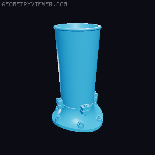 Southern A-7 boiler parts HO scale 3D model thumbnail