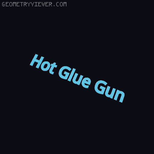Case for cordless TONFON Hotglue Gun (Akku Heißklebepistole) 3D model thumbnail