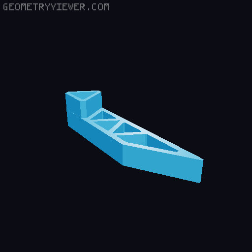 Laptop Stand X1 3D model thumbnail
