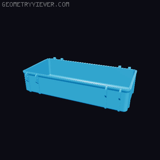 Kingrinder K6 Travel Case 3D model thumbnail