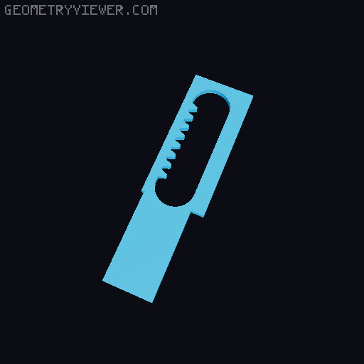 Radius Gauge mk2 (remix) 3D model thumbnail