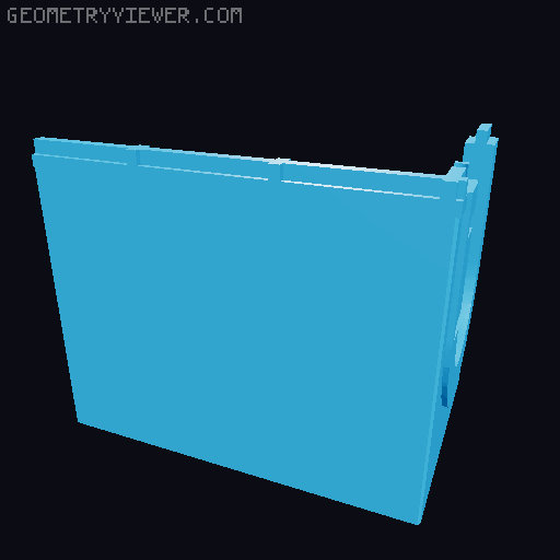 Plain Modular Terrain Walls (DND / TTRPG) 3D model thumbnail