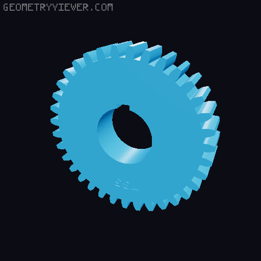 Myford Change Wheels 3D model thumbnail