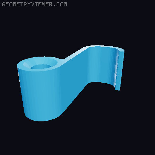 Treadmill Phone Holder 3D model thumbnail