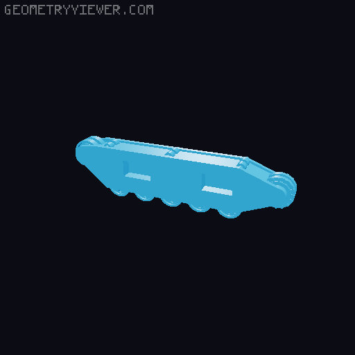 Tankomat warhammer-style tank 3D model thumbnail