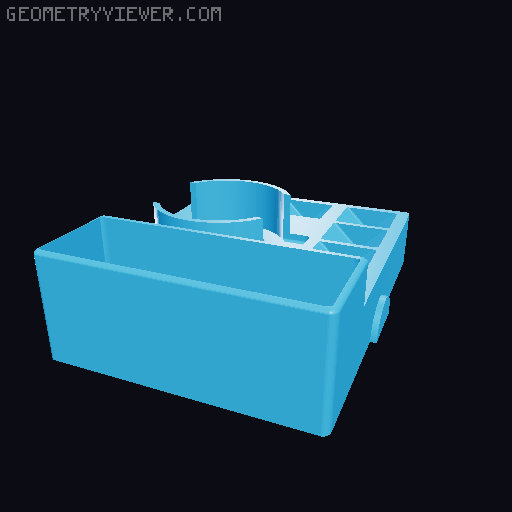 Too Many Bones Trove Chest - TroverBox  and Riffle Deck Holder 3D model thumbnail