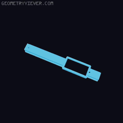 Protean double stack mag reciever 3D model thumbnail