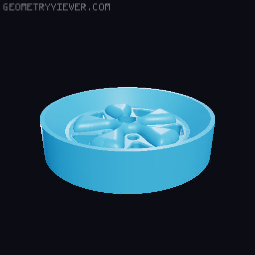 Low Poly Car Wheels - Remaster 3D model thumbnail