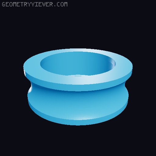 wheels for lack enclosure-super silent mod 3D model thumbnail
