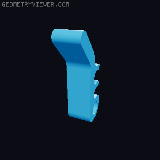 Schnappverschluss-Box 3D model thumbnail