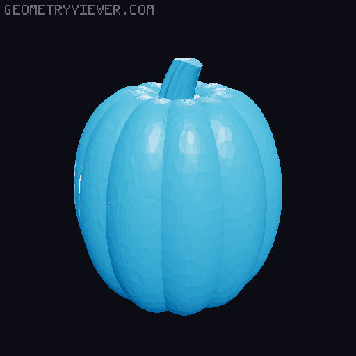 Bobbling Pumpkins Bobblehead 3D model thumbnail