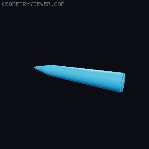 THAAD (Terminal High Altitude Area Defense) Missile 3D model thumbnail