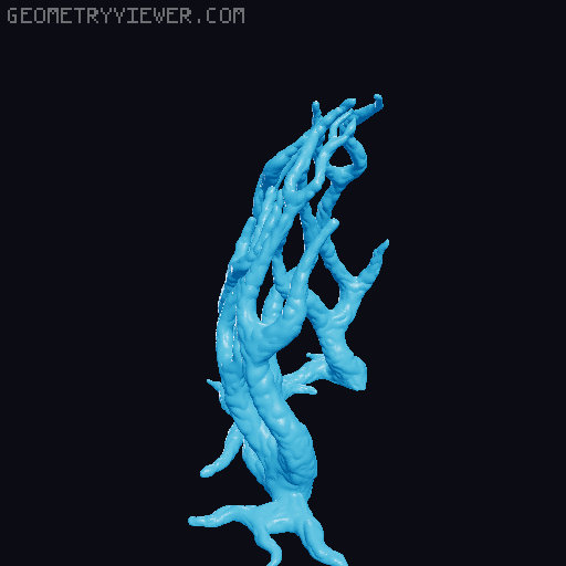 Tabletop Plant: Easter Egg Lamp (Alien Veg. 60) 3D model thumbnail