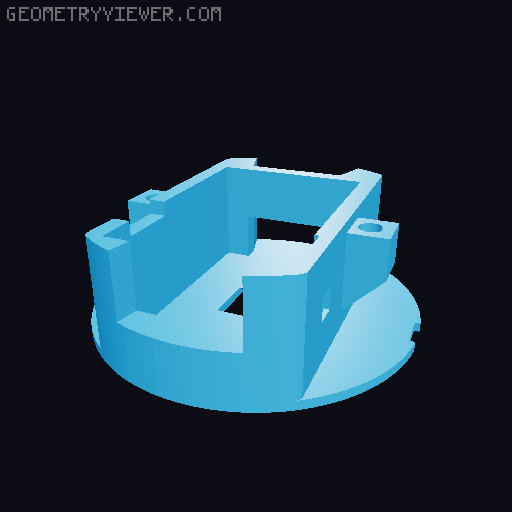 espCam security camera (also for print monitoring) 3D model thumbnail