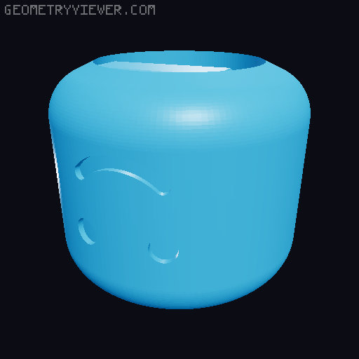 MINI 13/LUCKY 13-Lego head 3D model thumbnail