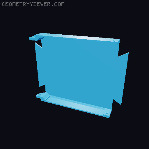 16-digit Split-Flap Display (Mini+) 3D model thumbnail