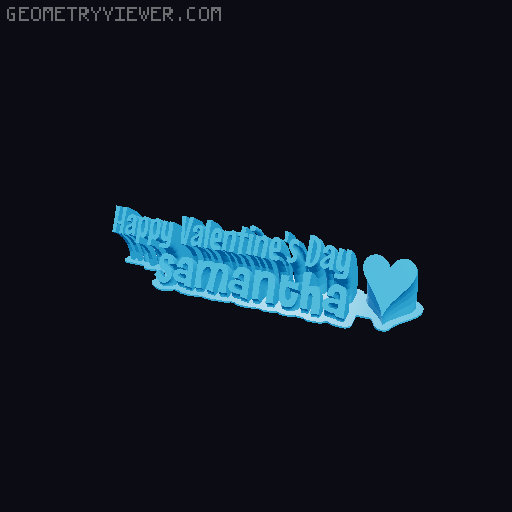 Happy Valentines Day... 3D model thumbnail