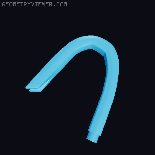 Model A Day Challenge - Day 93 - Crowbar 3D model thumbnail