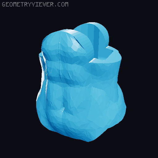 Cyborg body conversion kit MK2 for Dummy 13 3D model thumbnail