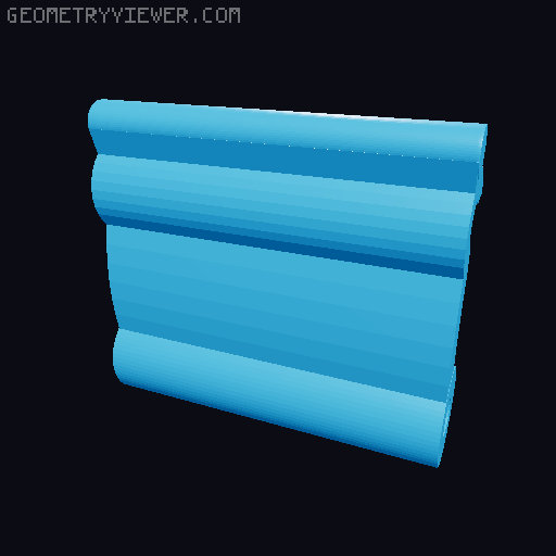 Box for Shooting Glasses 3D model thumbnail