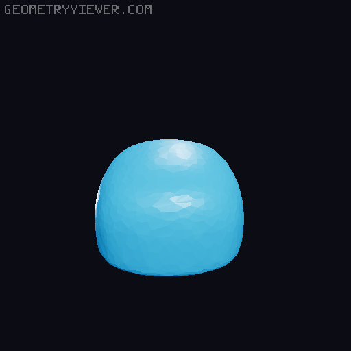 Sans from undertale, separate parts / multicolor 3D model thumbnail