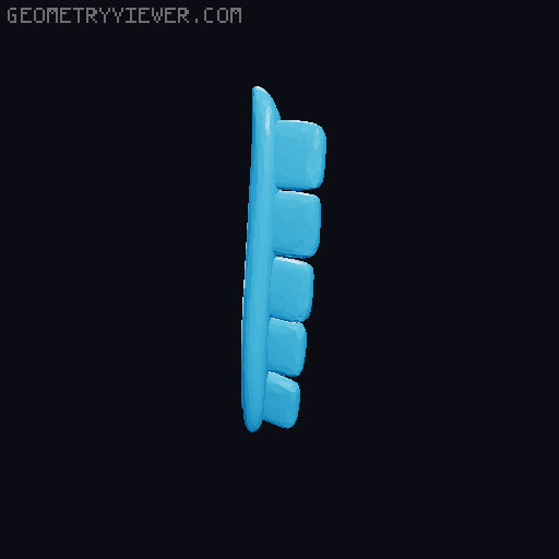 Sans from undertale, separate parts / multicolor 3D model thumbnail