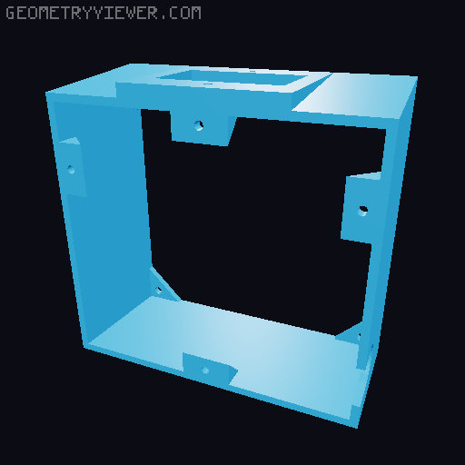 IKEA LACK Enclosure Remixes 3D model thumbnail