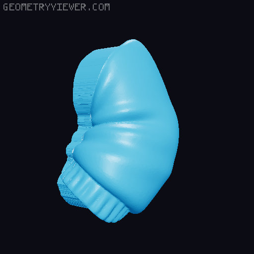Urban Bunny – Cool Easter Figurine with Egg 3D model thumbnail