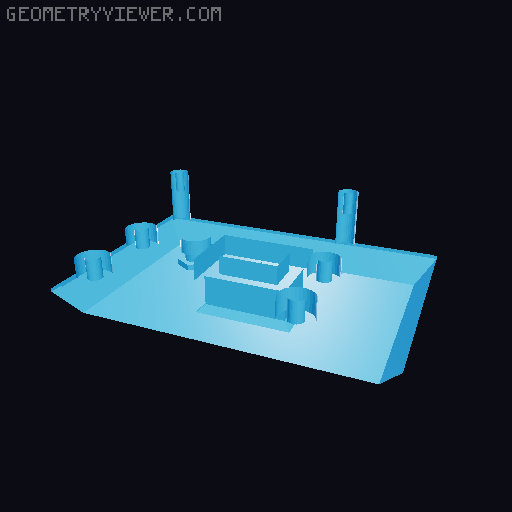 Ruca. A Pico 8 hardware console. 3D model thumbnail