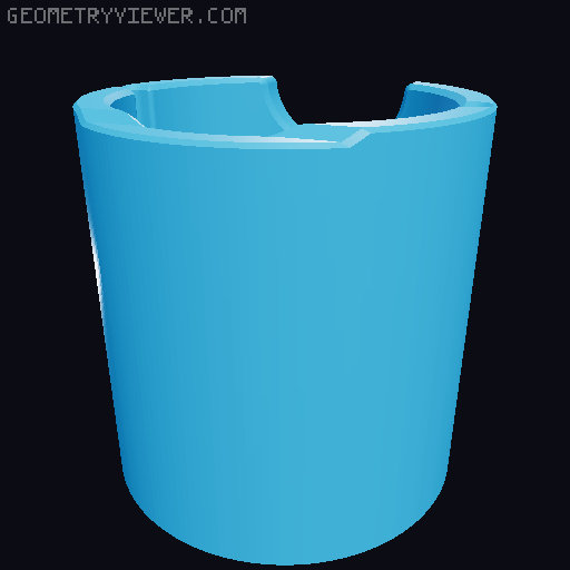 Dyson V8 Accessory Holder (Remix) 3D model thumbnail